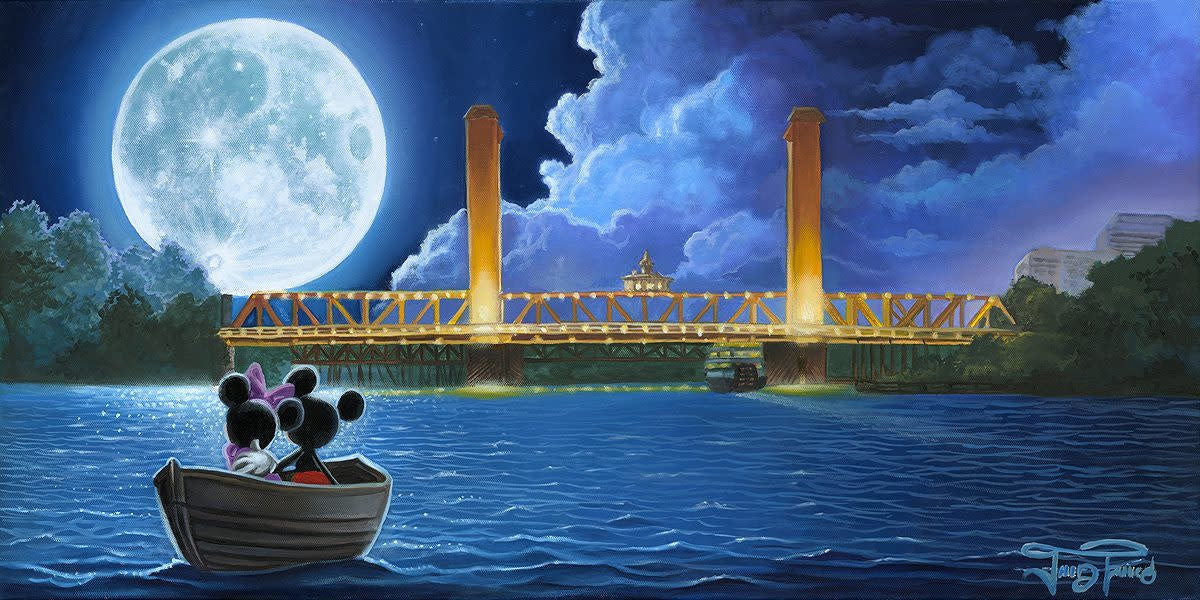 Drifting in The Moonlight - Disney Treasure On Canvas